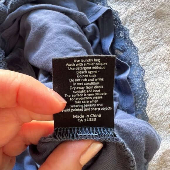 Rosemunde Blue Lace Cocktail Dress - Picture 4 of 6